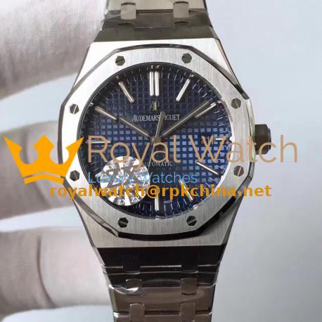Replica Audemars Piguet Royal Oak 15400 ZX Stainless Steel Blue Dial Swiss 3120