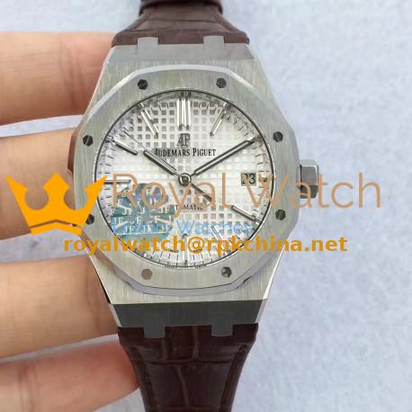 Replica Audemars Piguet Royal Oak 15450 JF Stainless Steel Silver Dial Swiss 3120