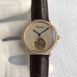 Rotonde Tourbillon Noob Factory YG & Diamonds Diamond Dial Swiss Tourbillon