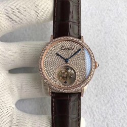 Rotonde Tourbillon Noob Factory RG & Diamonds Diamond Dial Swiss Tourbillon