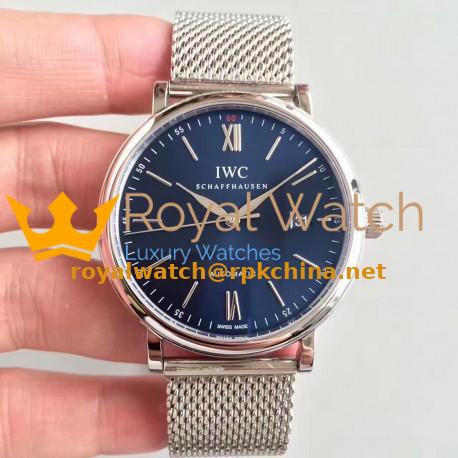 Replica IWC Portofino Boutique Edition IW356512 MK Stainless Steel Blue Dial Swiss 2892