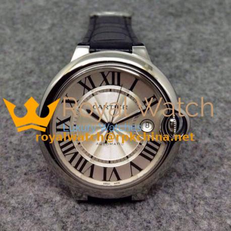 Replica Cartier Ballon Bleu 36MM Stainless Steel Silver Dial Swiss 2836-2