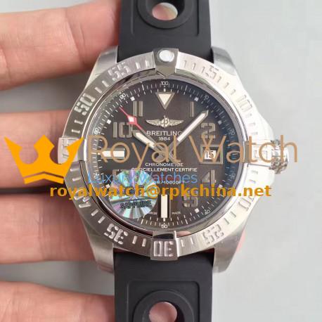 Replica Breitling Avenger II Seawolf A1733110/F563/152S GF Stainless Steel Anthracite Dial Swiss 2836-2