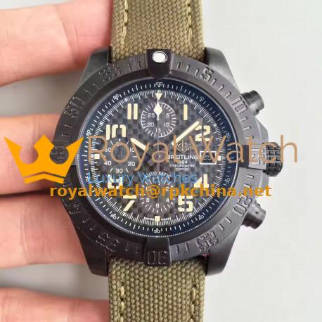 Replica Breitling Avenger II USA Military Limited Edition M133715N N PVD Carbon Fiber Dial Swiss 7750