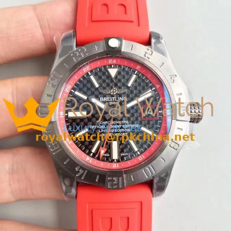 Replica Breitling Avenger II GMT A3239011/BC35/433X/A20BA.1 GF Stainless Steel Carbon Fiber Dial Swiss 2836-2