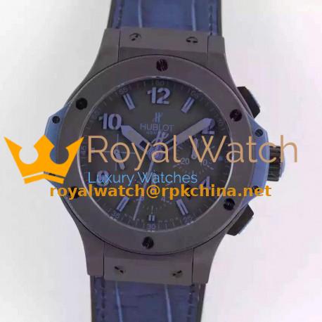 Replica Hublot Big Bang All Black Blue 301.CI.1190.GR.ABB09 HBB V6 Ceramic Black Dial Swiss HUB4100