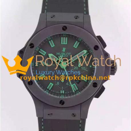 Replica Hublot Big Bang All Black Green 301.CI.1190.GR.ABG11 HBB V6 Ceramic Black Dial Swiss HUB4100