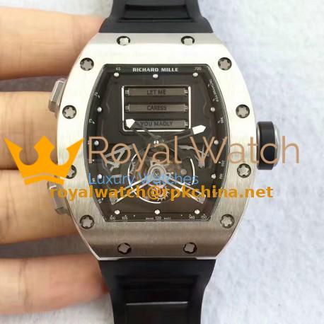 Replica Richard Mille RM69 Erotic Tourbillon KV Titanium Black Dial Swiss Caliber RM69