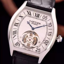 Tortue Tourbillon SS White Dial Swiss Tourbillon