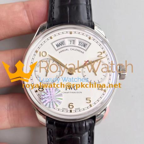 Replica IWC Portugieser Annual Calendar IW503501 YL Stainless Steel White Dial Swiss 52850