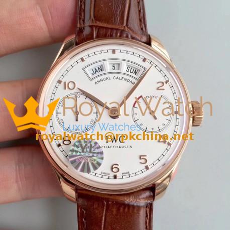 Replica IWC Portugieser Annual Calendar IW503504 YL Rose Gold White Dial Swiss 52850