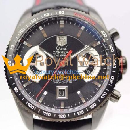 Replica Tag Heuer Grand Carrera Calibre 17 RS2 Titanium Black Dial Swiss 7750