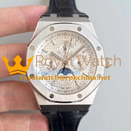 Replica Audemars Piguet Royal Oak Perpetual Calendar 41MM 26574ST.OO.1220ST.01 BF Stainless Steel Silver Dial Swiss 5134