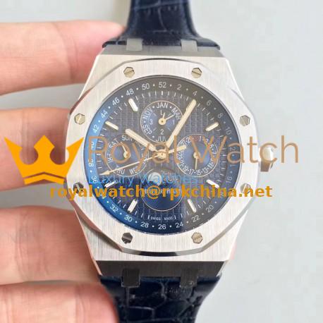 Replica Audemars Piguet Royal Oak Perpetual Calendar 41MM 26574ST.OO.1220ST.02 BF Stainless Steel Blue Dial Swiss 5134