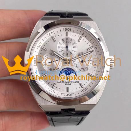 Replica Vacheron Constantin Overseas Ultra Thin Perpetual Calendar 4300V/120G-B102 BF Stainless Steel Silver Dial Swiss 1120 QP