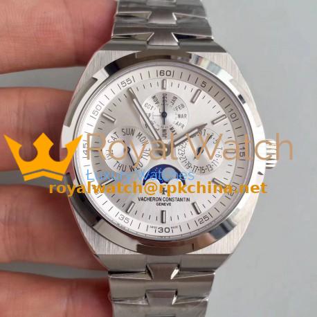 Replica Vacheron Constantin Overseas Ultra Thin Perpetual Calendar 4300V/120G-B102 BF Stainless Steel Silver Dial Swiss 1120 QP