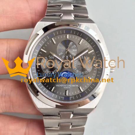 Replica Vacheron Constantin Overseas Perpetual Calendar 4300V/120G-B102 BF Stainless Steel Anthracite Dial Swiss 1120 QP