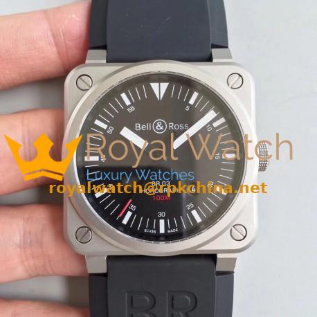 Replica Bell & Ross BR 03-92 Horolum Limited Edition BR Stainless Steel Black Dial M9015