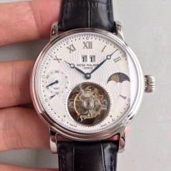 Grand Complication Tourbillon Noob Factory SS White Dial Swiss Tourbillon