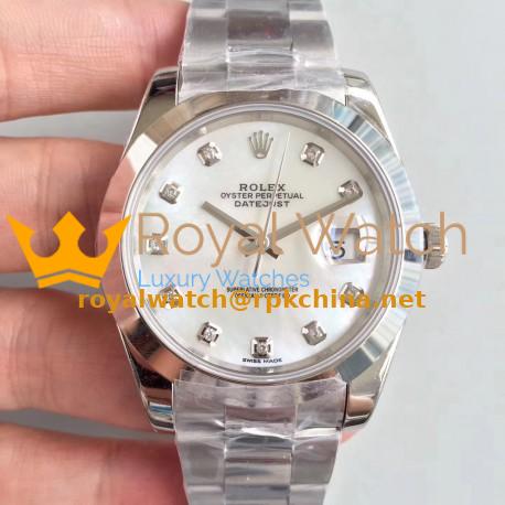 Replica Rolex Datejust II 126300 41MM N Stainless Steel Mother Of Pearl Dial Swiss 3235