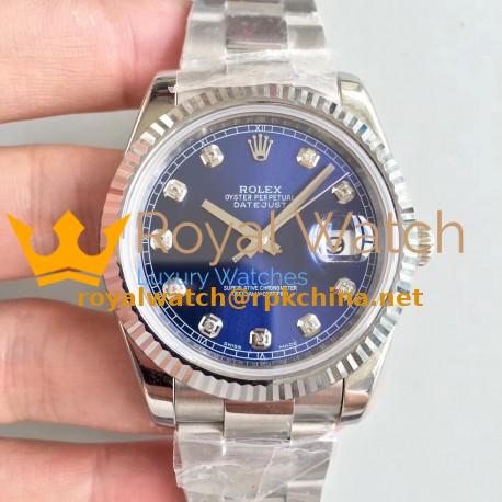 Replica Rolex Datejust II 126334 41MM N Stainless Steel Blue Dial Swiss 3235