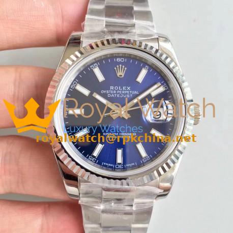 Replica Rolex Datejust II 126334 41MM N Stainless Steel Blue Dial Swiss 3235