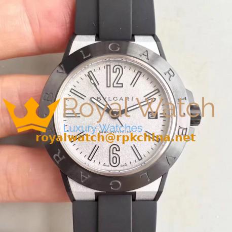 Replica Bvlgari Diagono Magnesium 102427 GF PVD Grey Dial M9015