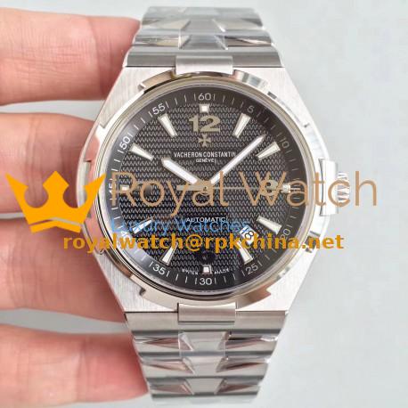 Replica Vacheron Constantin Overseas 47040 JJ Stainless Steel Black Dial M9015