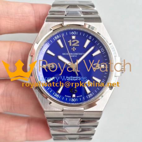 Replica Vacheron Constantin Overseas 47040 JJ Stainless Steel Blue Dial M9015