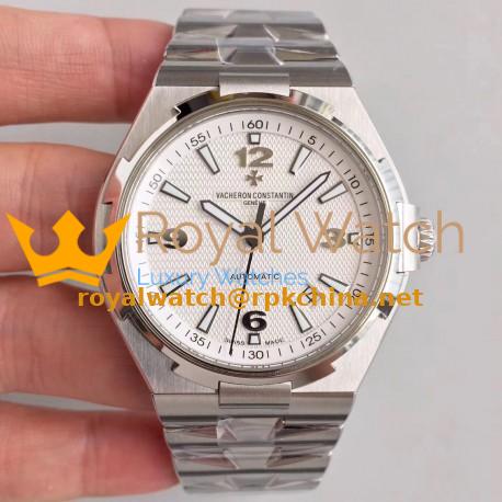 Replica Vacheron Constantin Overseas 47040 JJ Stainless Steel White Dial M9015