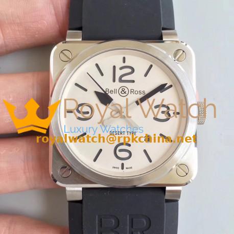 Replica Bell & Ross BR 03-92 Steel N Stainless Steel White Dial M9015