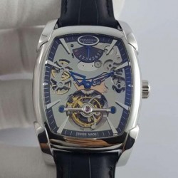 Fleurier Kalpa XL Tourbillon Chiaroscuro PF012512-01 BMF SS Black Skeleton Dial Swiss PF501