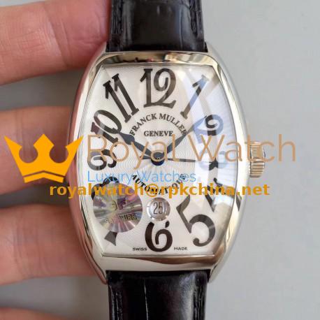 Replica Franck Muller Casablanca Automatique 8880 B SC DT GF Stainless Steel White Dial Swiss 2824-2