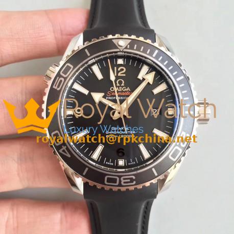 Replica Omega Seamaster Planet Ocean 600M 45.5MM 232.32.46.21.01.003 OM Stainless Steel Black Dial Swiss 8500