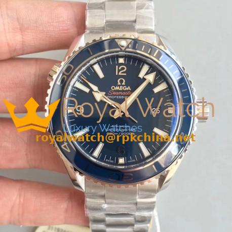 Replica Omega Seamaster Planet Ocean 600M 45.5MM 232.90.46.21.03.001 OM Stainless Steel Blue Dial Swiss 8500