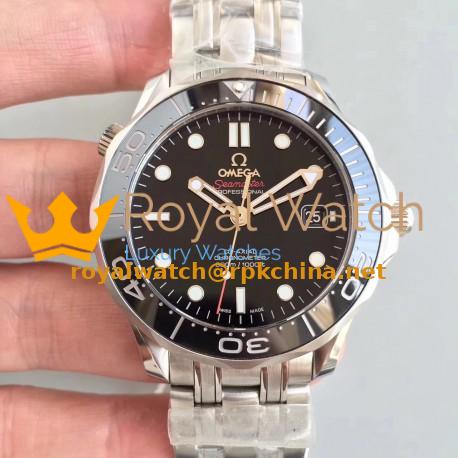 Replica Omega Seamaster Diver 300M Co-Axial 41MM 212.30.41.20.01.003 JH Stainless Steel Black Dial Swiss 2824-2