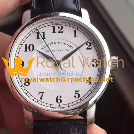 Replica A. Lange & Sohne Saxonia Stainless Steel White Dial Swiss L091