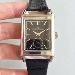 Grande Reverso 986 Noob Factory SS Black Dial Swiss JLC 986