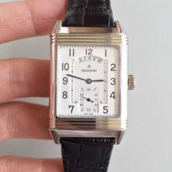 Grande Reverso 986 Duodate Q3748421 Noob Factory SS Silver Dial Swiss JLC 986