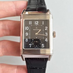 Grande Reverso 986 Noob Factory SS Black Dial Swiss JLC 986