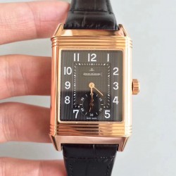 Grande Reverso 986 Noob Factory RG Black Dial Swiss JLC 986