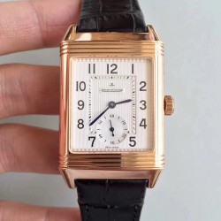 Grande Reverso 986 Noob Factory RG White Dial Swiss JLC 986