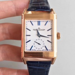 Grande Reverso 986 Noob Factory RG White Dial Swiss JLC 986