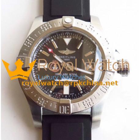 Replica Breitling Avenger Seawolf HMS Ark Royal Limited Edition N Stainless Steel Black Dial Swiss 2836-2