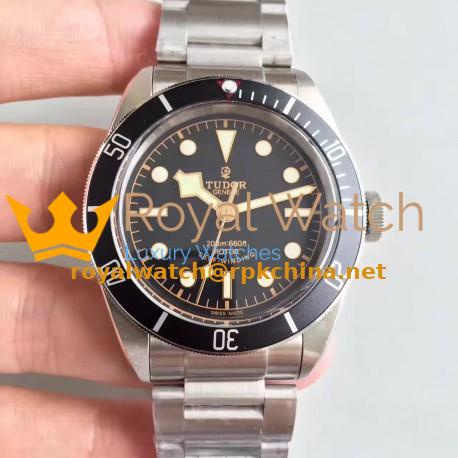 Replica Tudor Heritage Black Bay Black 79220N ZF V4 Stainless Steel Black Dial Swiss 2824-2
