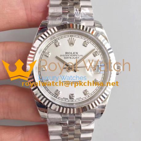 Replica Rolex Datejust II 126334 41MM 2018 EW Stainless Steel Rhodium Dial Swiss 3235