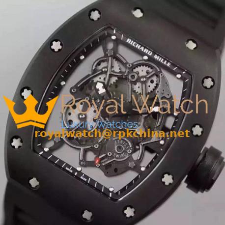 Replica Richard Mille RM035 PVD Black Dial M9015