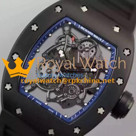 Replica Richard Mille RM035 PVD Blue Dial M9015