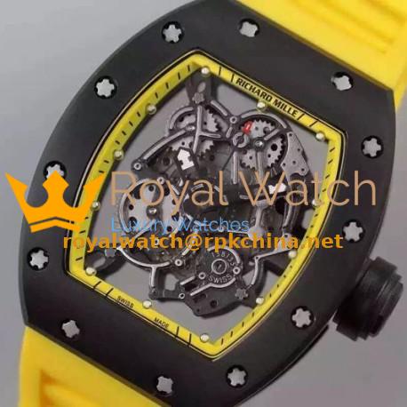 Replica Richard Mille RM035 PVD Yellow Dial M9015