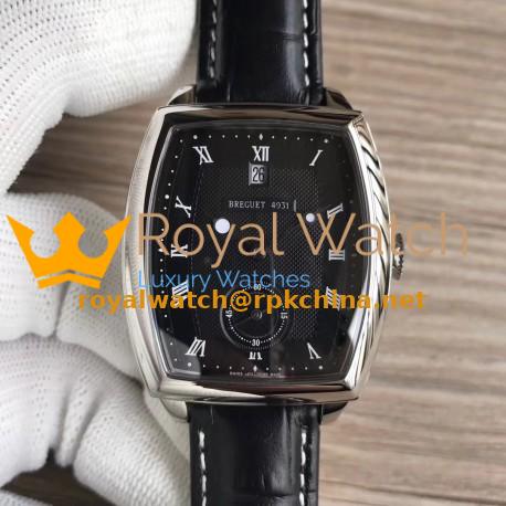 Replica Breguet Heritage Big Date 5480BB/12/996 N Stainless Steel Black Dial Swiss 2824-2